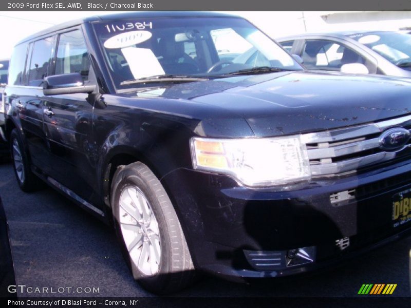 Black / Charcoal Black 2009 Ford Flex SEL AWD