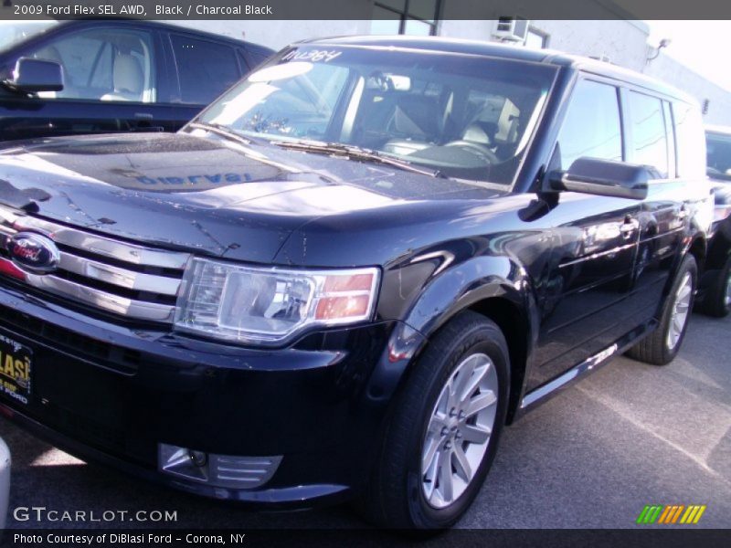 Black / Charcoal Black 2009 Ford Flex SEL AWD