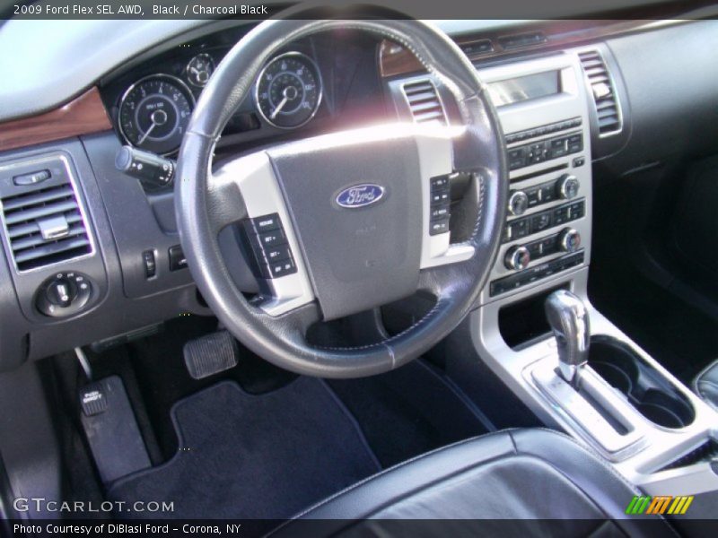 Black / Charcoal Black 2009 Ford Flex SEL AWD
