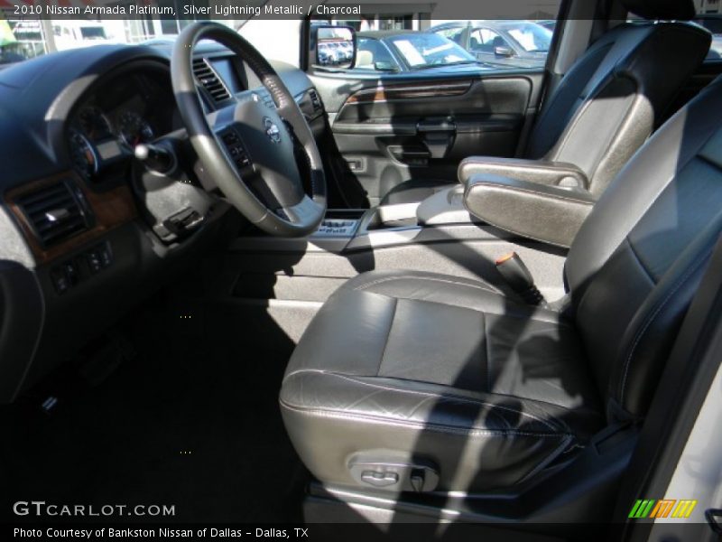 Silver Lightning Metallic / Charcoal 2010 Nissan Armada Platinum