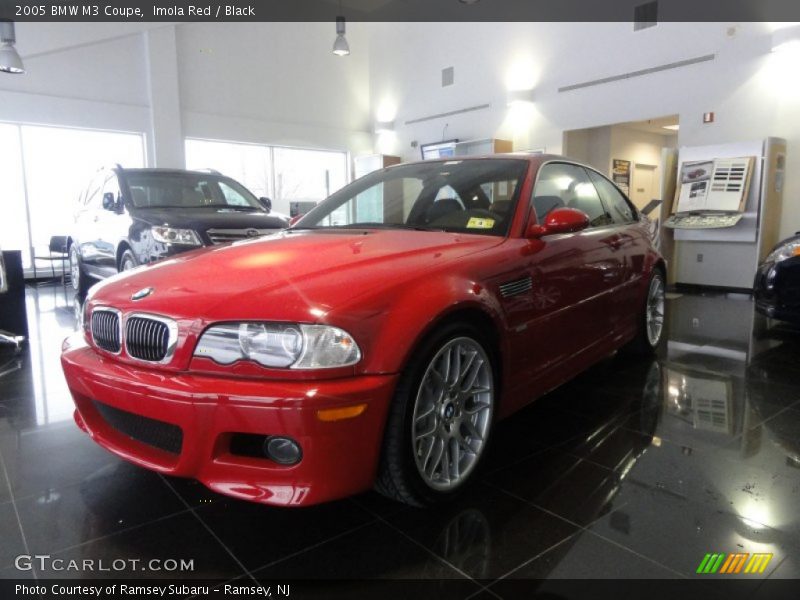 Imola Red / Black 2005 BMW M3 Coupe