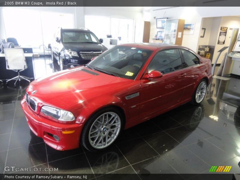 Imola Red / Black 2005 BMW M3 Coupe