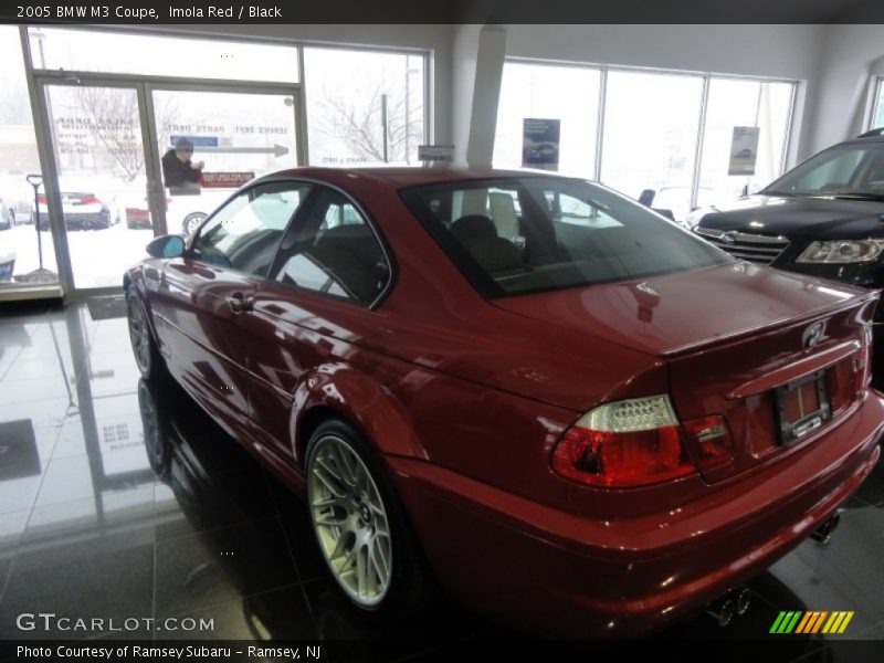 Imola Red / Black 2005 BMW M3 Coupe