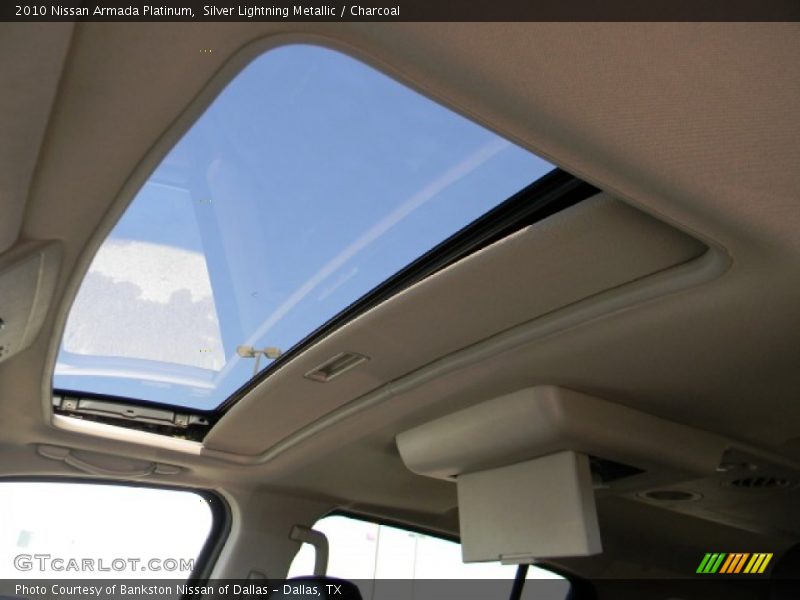 Silver Lightning Metallic / Charcoal 2010 Nissan Armada Platinum
