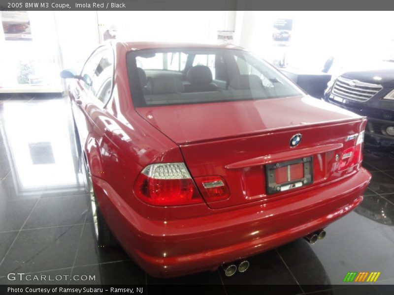 Imola Red / Black 2005 BMW M3 Coupe