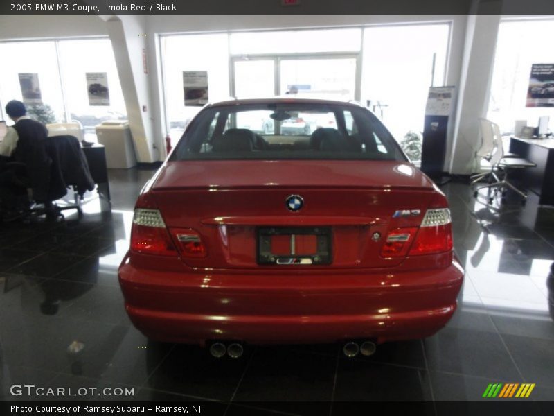 Imola Red / Black 2005 BMW M3 Coupe