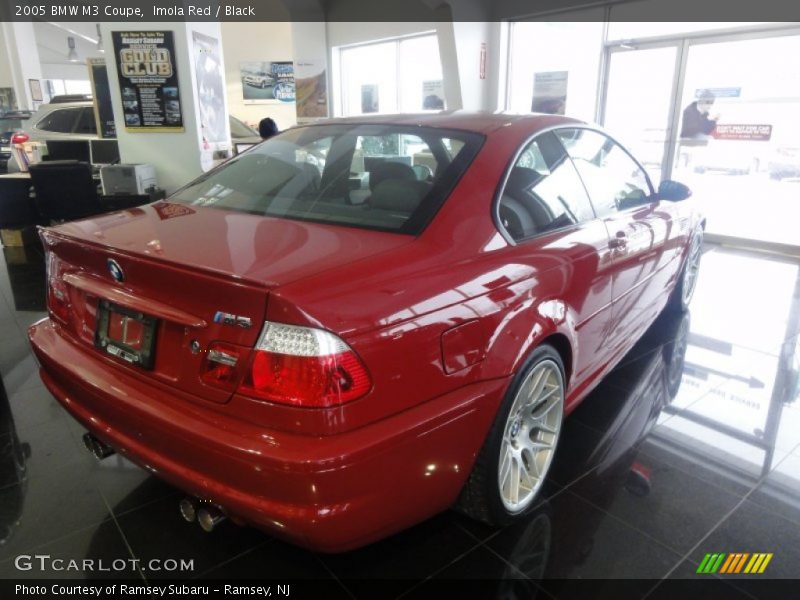 Imola Red / Black 2005 BMW M3 Coupe
