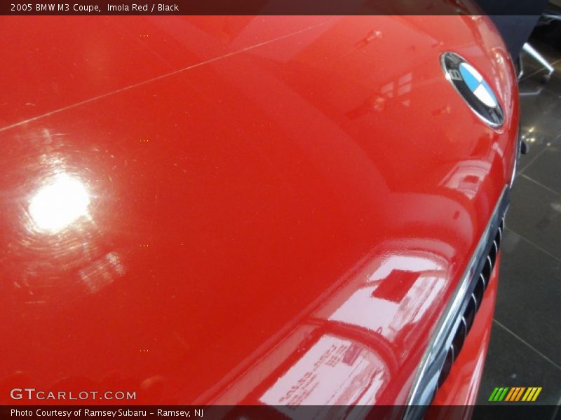 Imola Red / Black 2005 BMW M3 Coupe