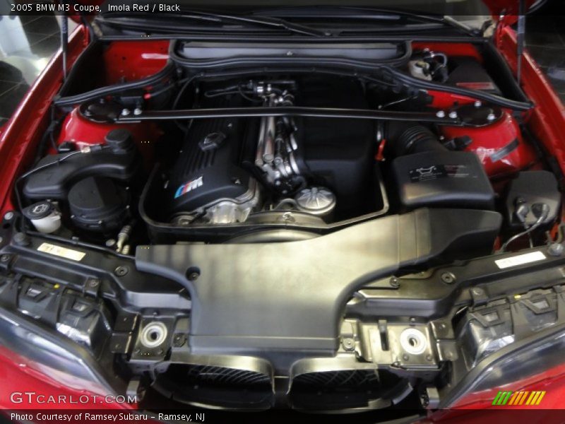 Imola Red / Black 2005 BMW M3 Coupe