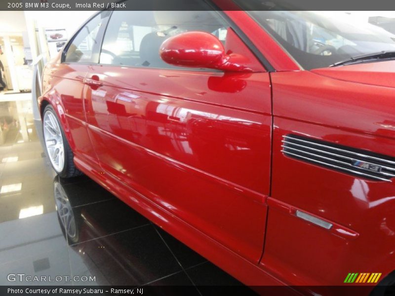 Imola Red / Black 2005 BMW M3 Coupe