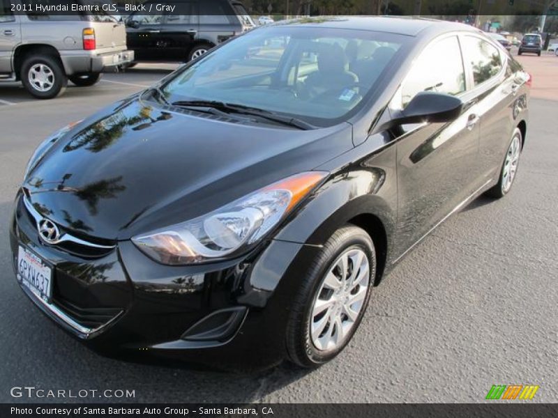 Black / Gray 2011 Hyundai Elantra GLS