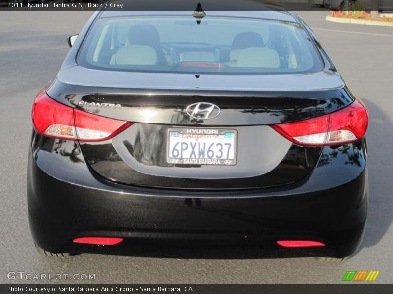 Black / Gray 2011 Hyundai Elantra GLS