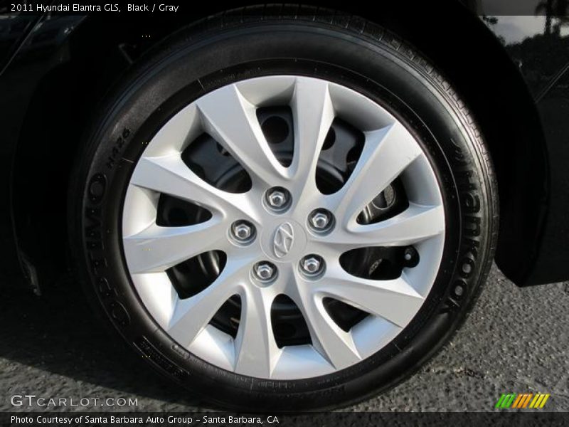 Black / Gray 2011 Hyundai Elantra GLS