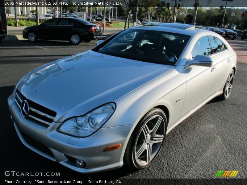 Iridium Silver Metallic / Black 2009 Mercedes-Benz CLS 63 AMG