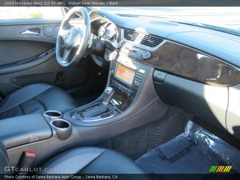 Iridium Silver Metallic / Black 2009 Mercedes-Benz CLS 63 AMG