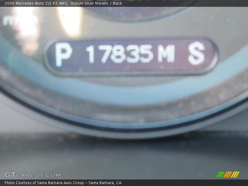 Iridium Silver Metallic / Black 2009 Mercedes-Benz CLS 63 AMG