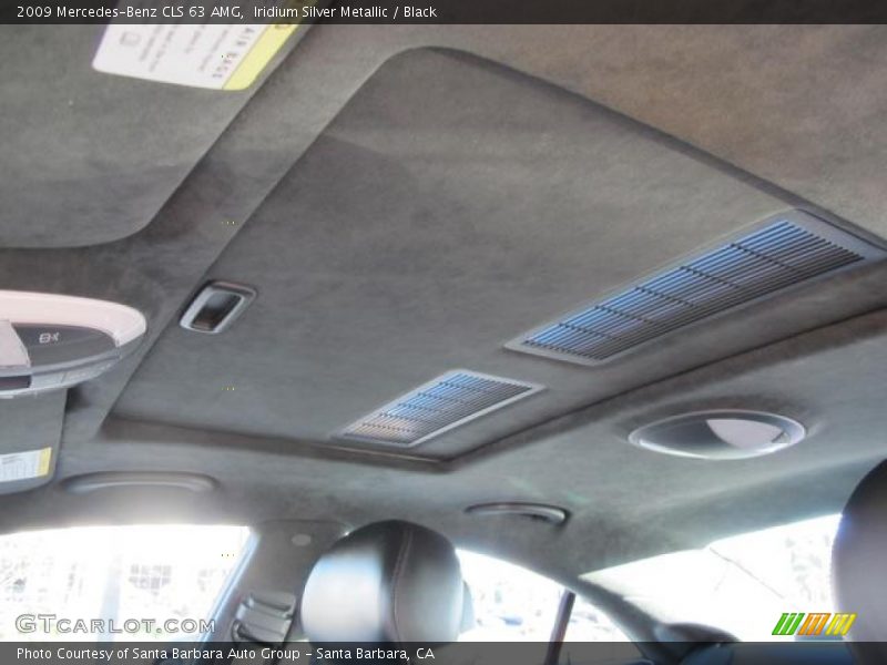 Sunroof of 2009 CLS 63 AMG