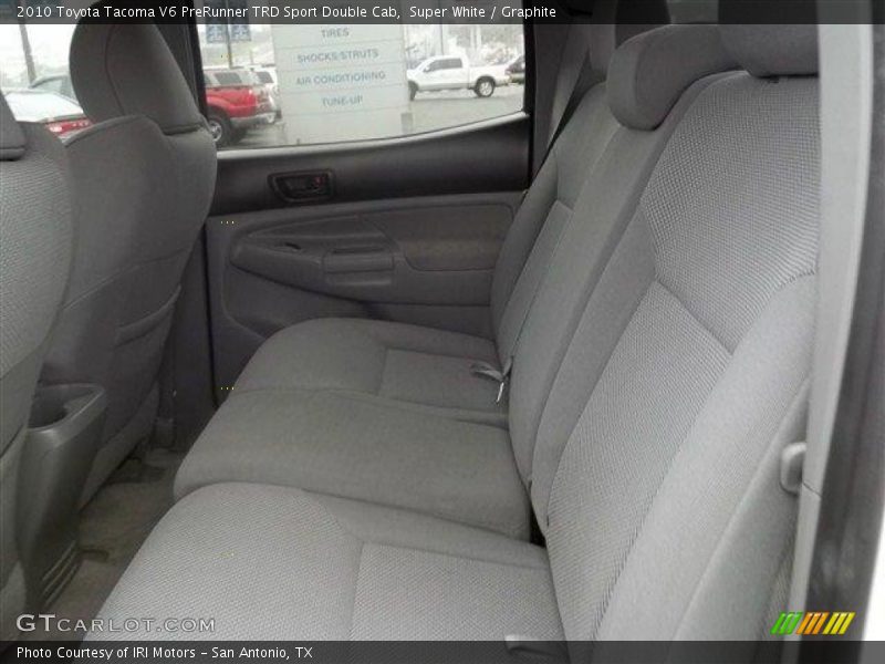 Super White / Graphite 2010 Toyota Tacoma V6 PreRunner TRD Sport Double Cab