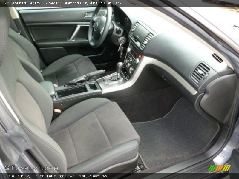 Diamond Gray Metallic / Off Black 2009 Subaru Legacy 2.5i Sedan