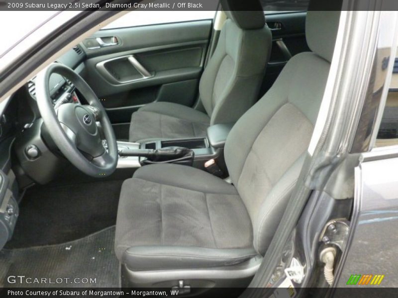 Diamond Gray Metallic / Off Black 2009 Subaru Legacy 2.5i Sedan
