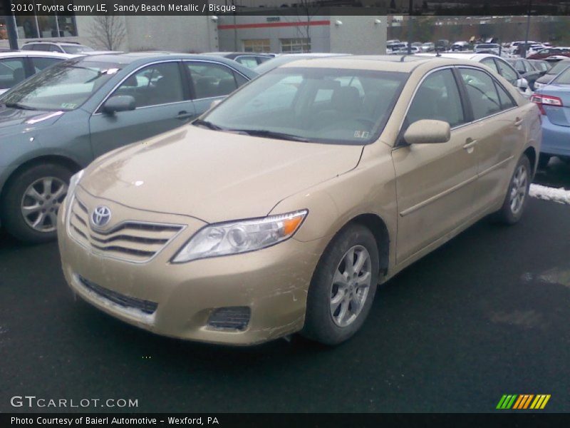 Sandy Beach Metallic / Bisque 2010 Toyota Camry LE