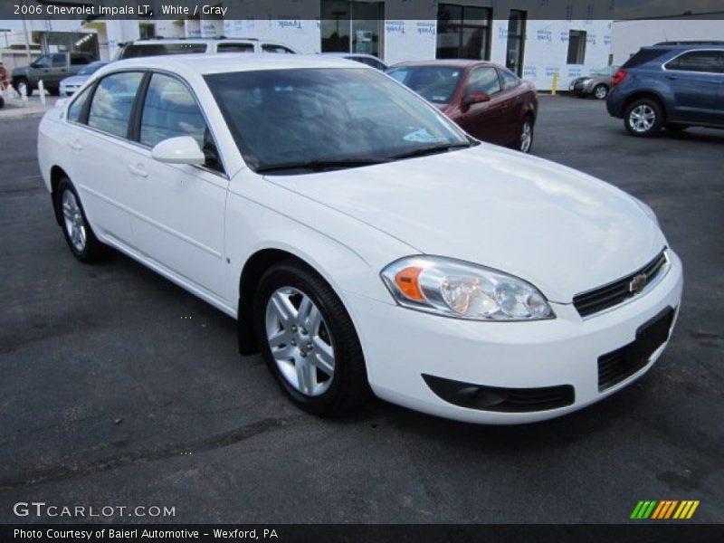 White / Gray 2006 Chevrolet Impala LT
