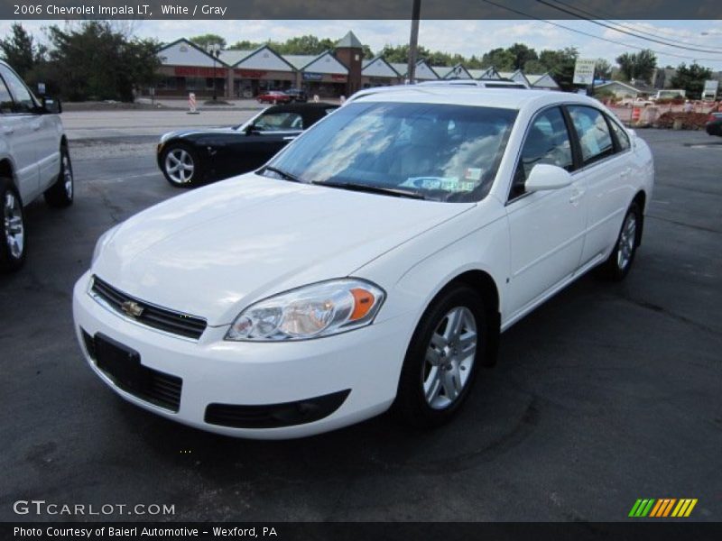 White / Gray 2006 Chevrolet Impala LT