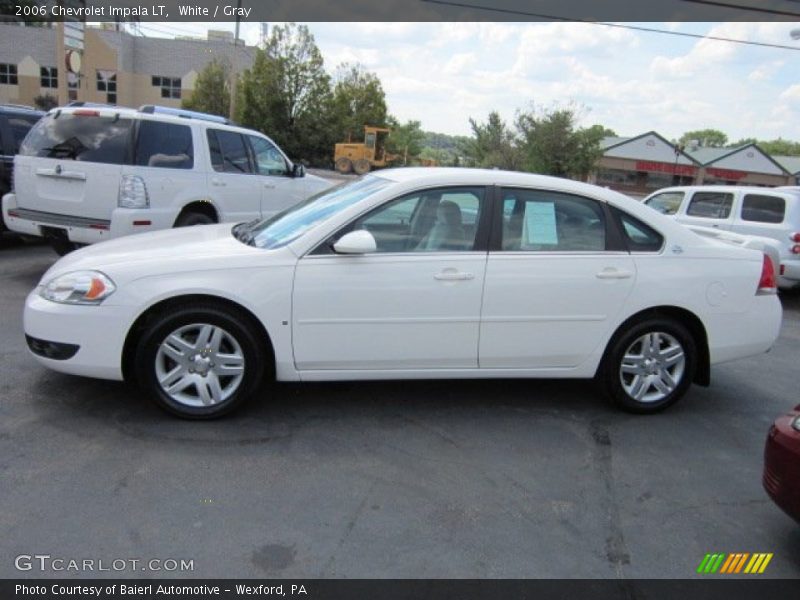 White / Gray 2006 Chevrolet Impala LT