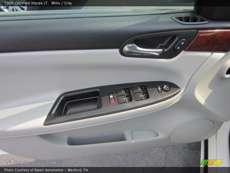 White / Gray 2006 Chevrolet Impala LT