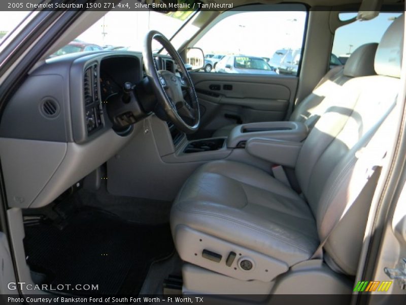 Silver Birch Metallic / Tan/Neutral 2005 Chevrolet Suburban 1500 Z71 4x4