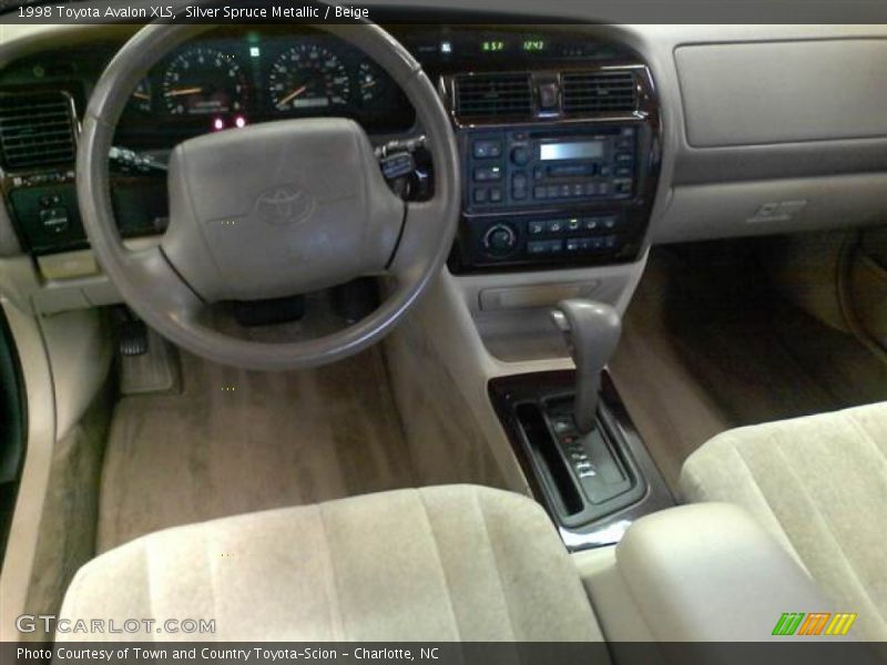 Silver Spruce Metallic / Beige 1998 Toyota Avalon XLS