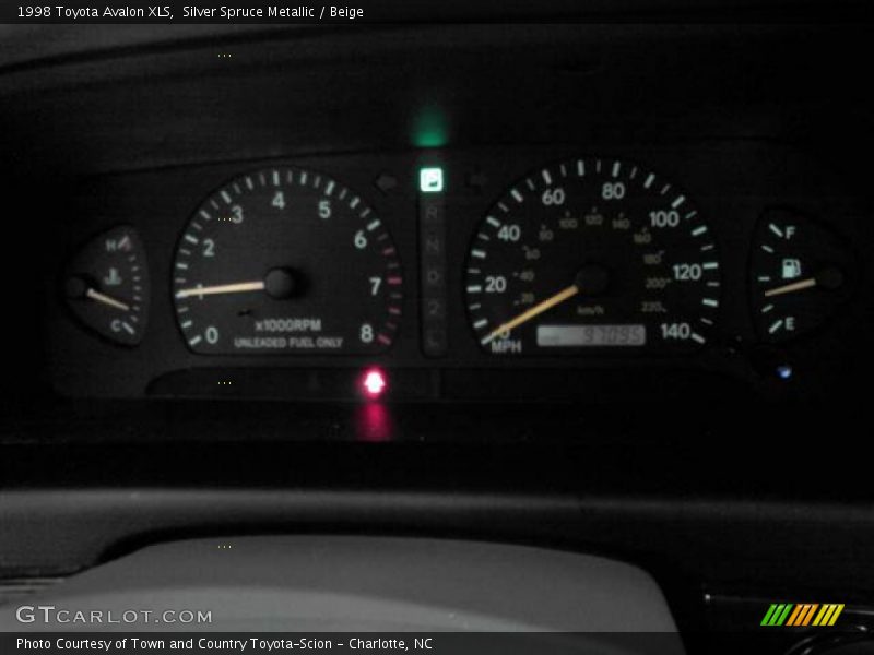 Silver Spruce Metallic / Beige 1998 Toyota Avalon XLS