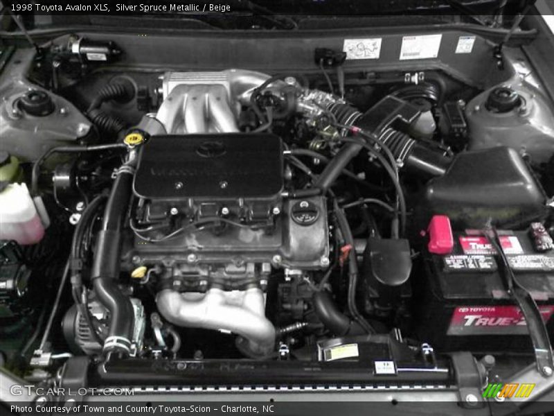Silver Spruce Metallic / Beige 1998 Toyota Avalon XLS