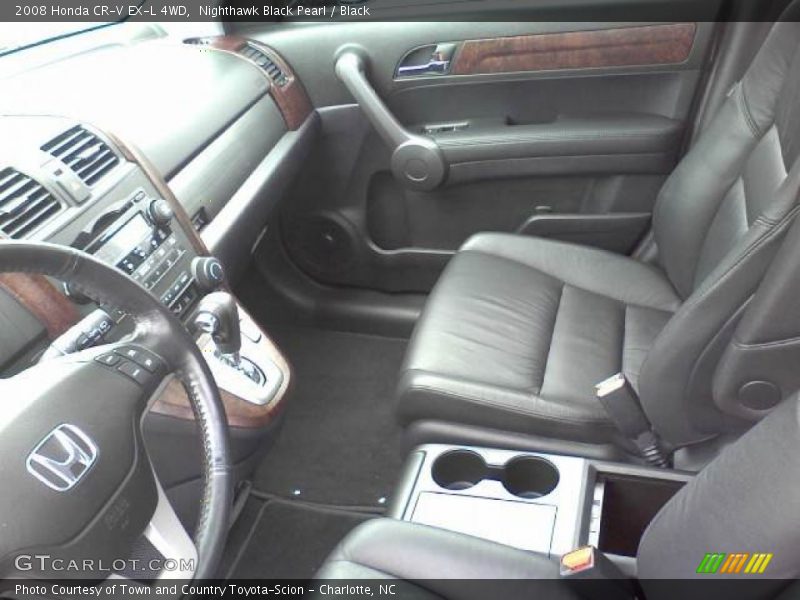 Nighthawk Black Pearl / Black 2008 Honda CR-V EX-L 4WD