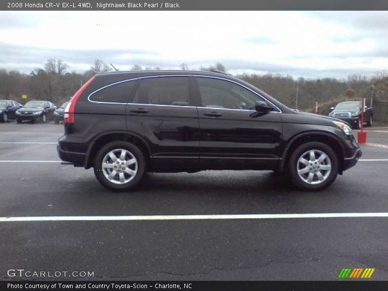 Nighthawk Black Pearl / Black 2008 Honda CR-V EX-L 4WD