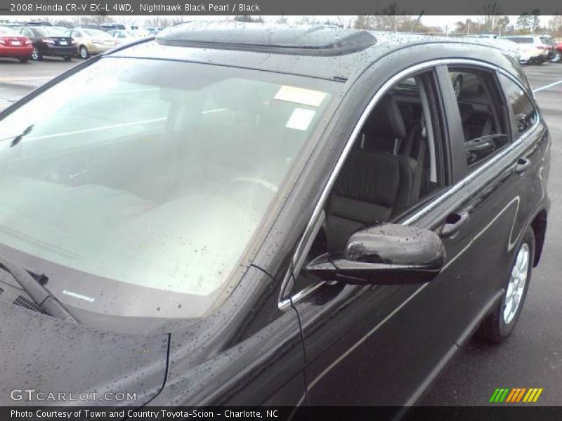 Nighthawk Black Pearl / Black 2008 Honda CR-V EX-L 4WD