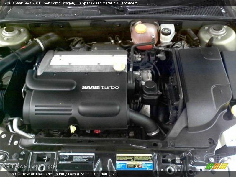 Pepper Green Metallic / Parchment 2008 Saab 9-3 2.0T SportCombi Wagon