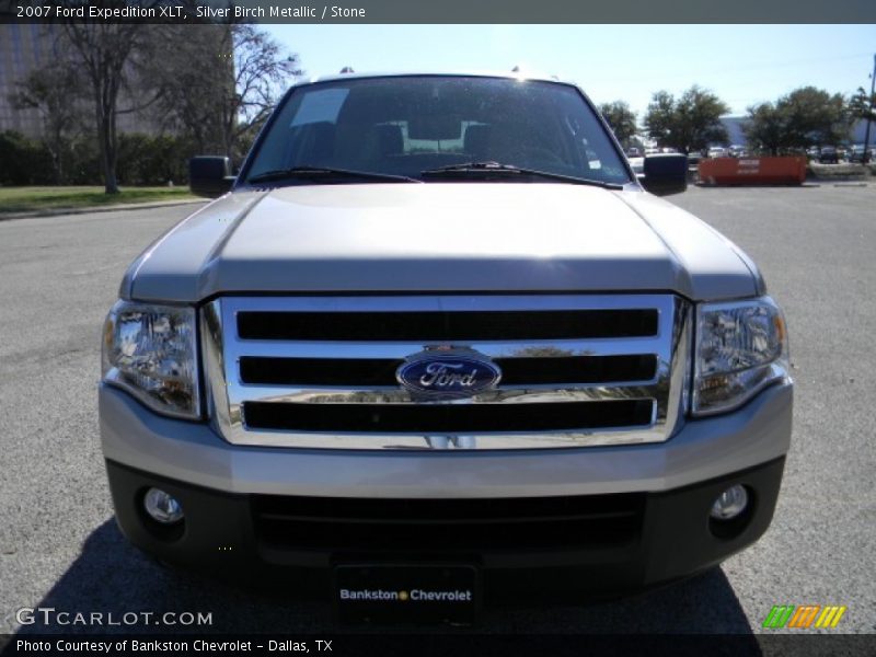 Silver Birch Metallic / Stone 2007 Ford Expedition XLT