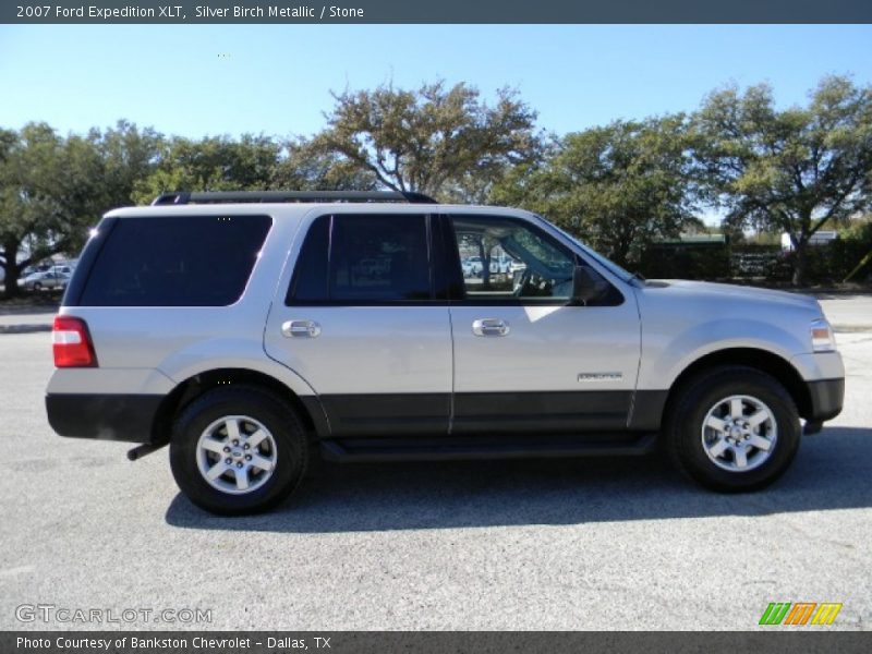 Silver Birch Metallic / Stone 2007 Ford Expedition XLT