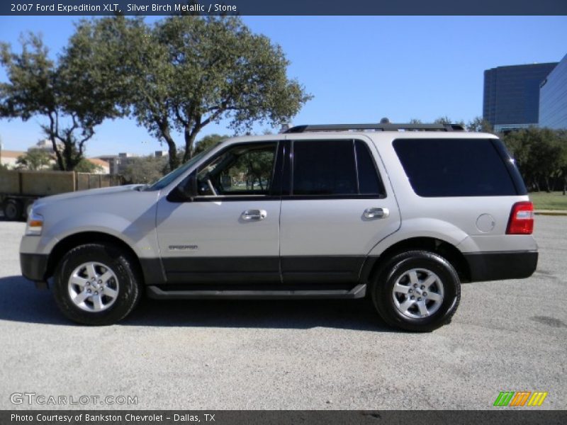 Silver Birch Metallic / Stone 2007 Ford Expedition XLT