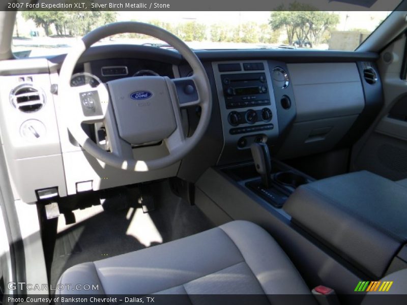 Silver Birch Metallic / Stone 2007 Ford Expedition XLT