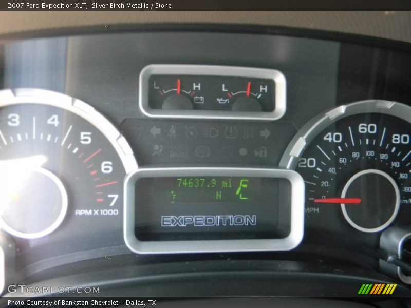 Silver Birch Metallic / Stone 2007 Ford Expedition XLT
