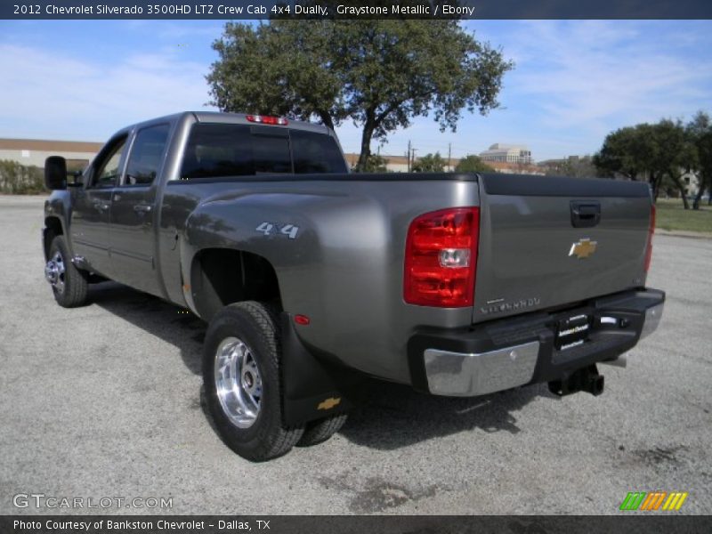 Graystone Metallic / Ebony 2012 Chevrolet Silverado 3500HD LTZ Crew Cab 4x4 Dually