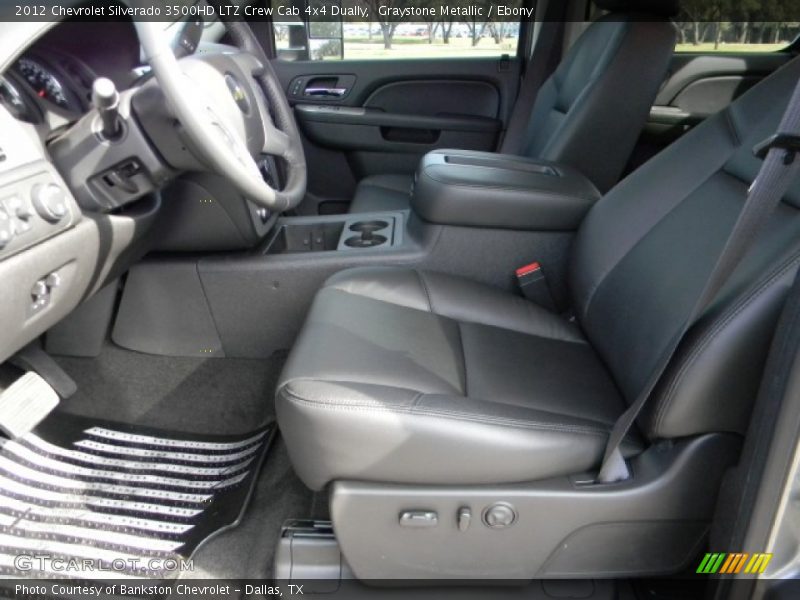 Graystone Metallic / Ebony 2012 Chevrolet Silverado 3500HD LTZ Crew Cab 4x4 Dually