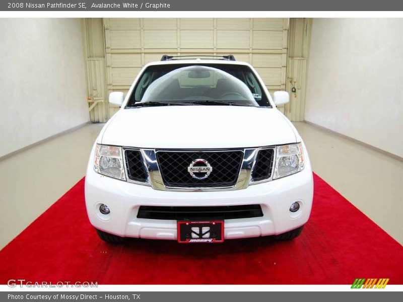 Avalanche White / Graphite 2008 Nissan Pathfinder SE