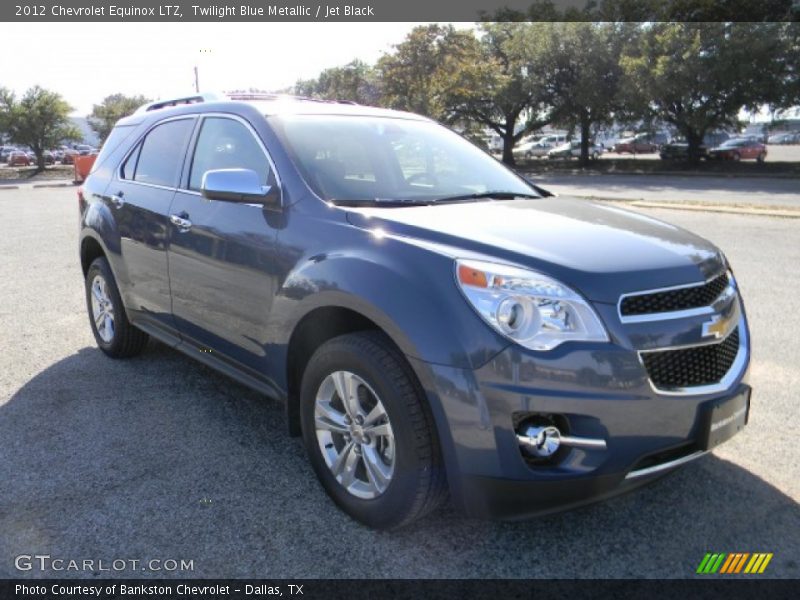Twilight Blue Metallic / Jet Black 2012 Chevrolet Equinox LTZ
