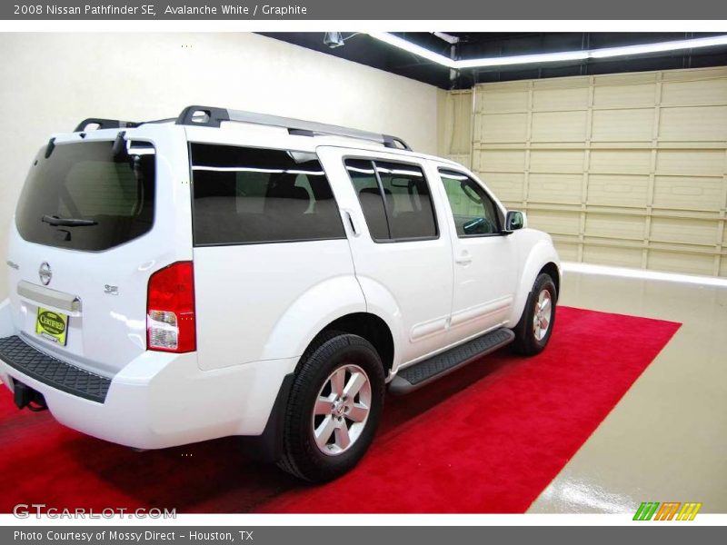 Avalanche White / Graphite 2008 Nissan Pathfinder SE