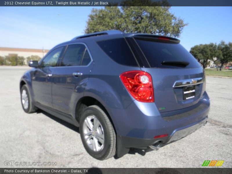 Twilight Blue Metallic / Jet Black 2012 Chevrolet Equinox LTZ