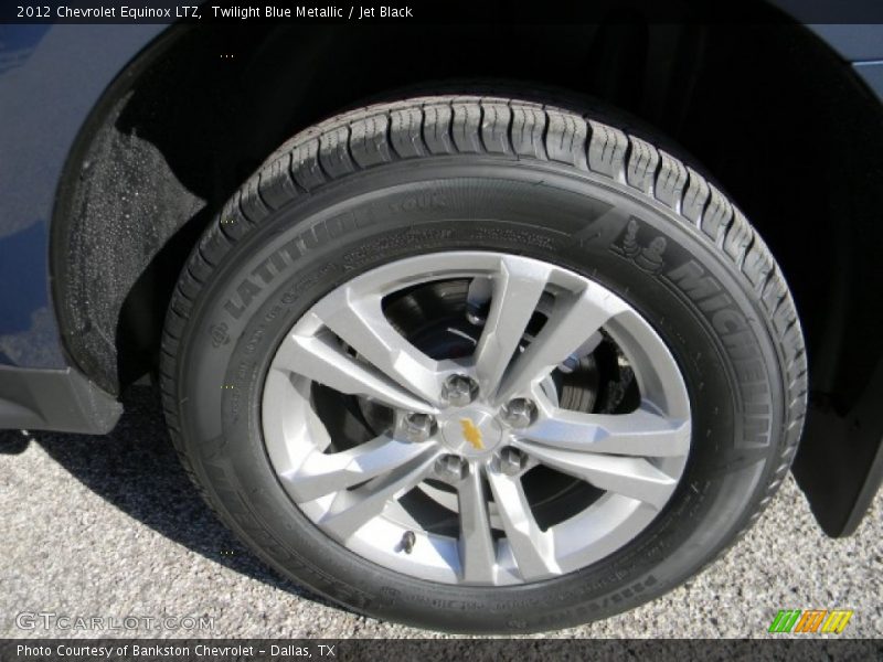 Twilight Blue Metallic / Jet Black 2012 Chevrolet Equinox LTZ