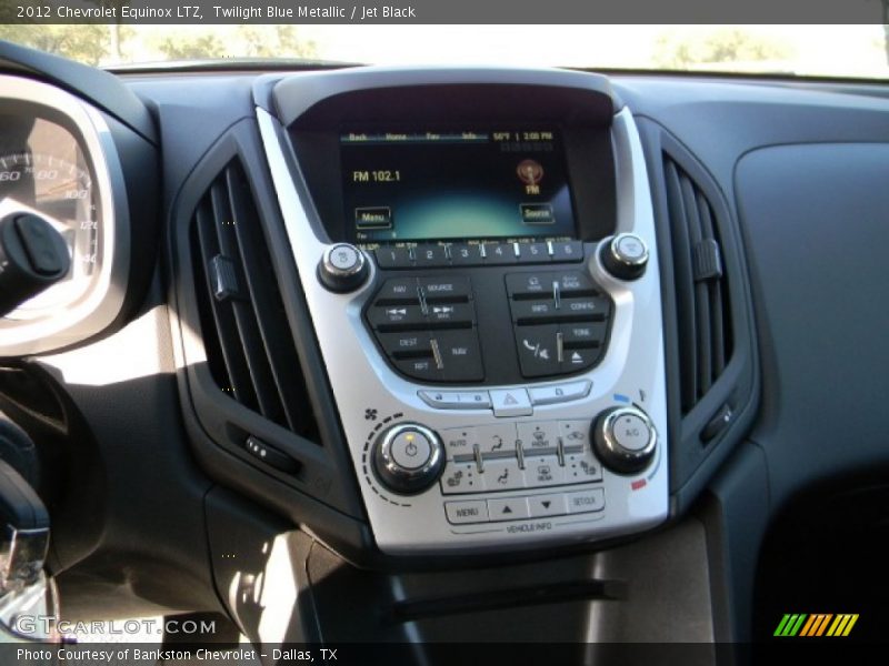 Twilight Blue Metallic / Jet Black 2012 Chevrolet Equinox LTZ